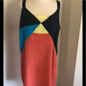 Cute color block dress